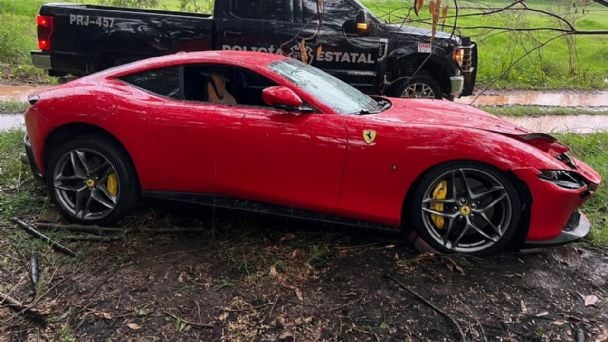 Ferrari robado en Aguascalientes aparece en Jalisco