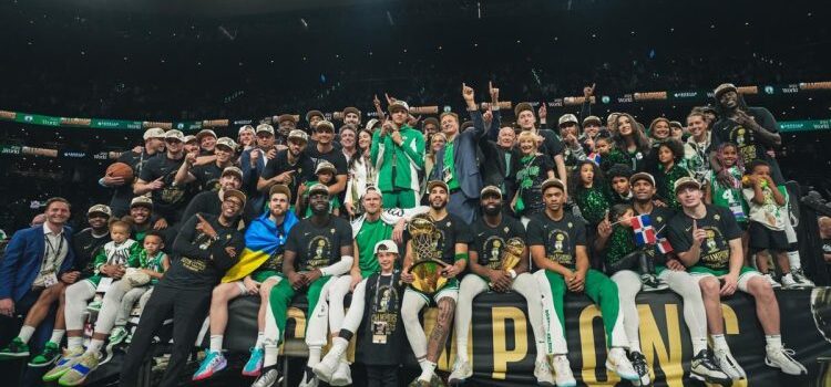 Los Boston Celtics son campeones de la NBA