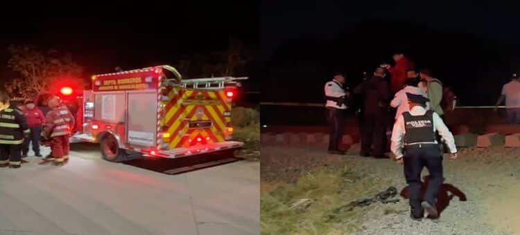 Tren atropella a familia en Aguascalientes; una mujer muere y tres menores resultan heridos