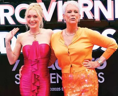 Lindsay Lohan y Jamie Lee Curtis emocionan a fans en su visita a la CDMX por la secuela de “Otro viernes de locos”