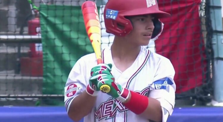 México Sub-12 sorprende a Japón con emocionante victoria en Mundial de Beisbol en China Taipéi