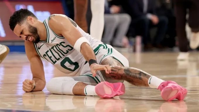 Jayson Tatum mantuvo viva la esperanza de regresar tras su lesión en el tendón de Aquiles