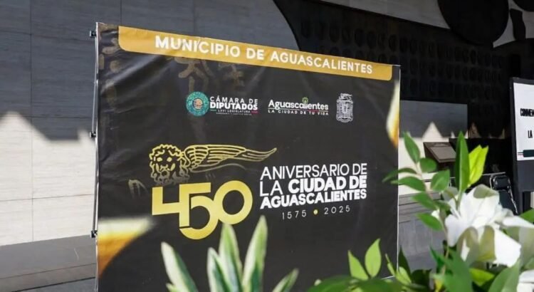 Rinden homenaje histórico al 450 aniversario de Aguascalientes en el Congreso de la Unión
