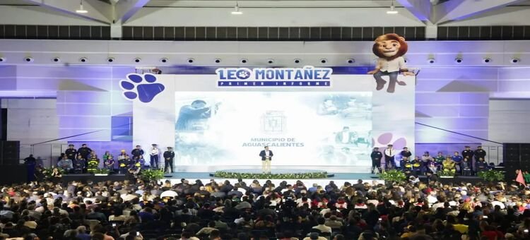 Leo Montañez rinde informe y destaca avances en servicios, seguridad y obra pública